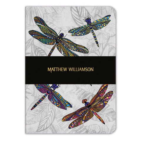 Dragonfly Dance Lined Luxury Notebook A5