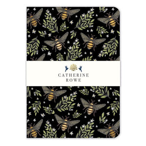 Honey Bee Lined Luxury Notebook A5