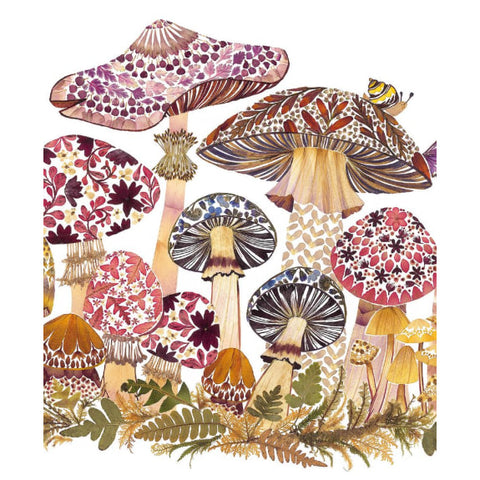 Fabulous Funghi Greetings Card