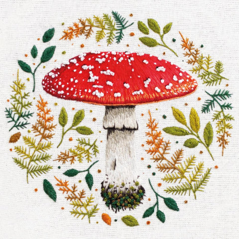 Fly Agaric Mushroom Greetings Card