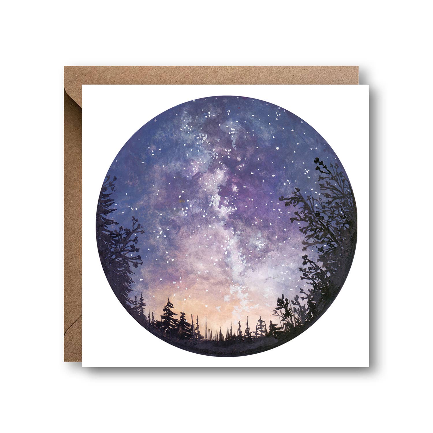 Perseid Shower Greetings Card Code SSD