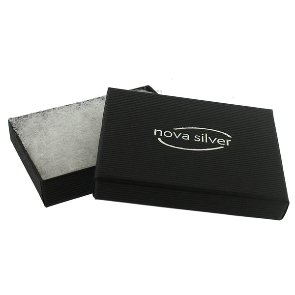 Nova Silver Twist Drop Earrings