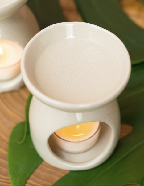 White Ceramic Oil Burner