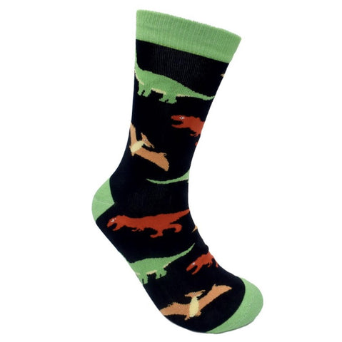 Dinosaur Bamboo Socks, Uk Size 3-7, Fair Trade, Code DIM