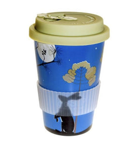 Hare and Moon Rice Husk Travel Cup