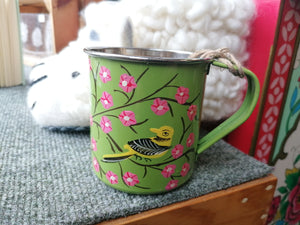 Hand Painted Enamel Mug