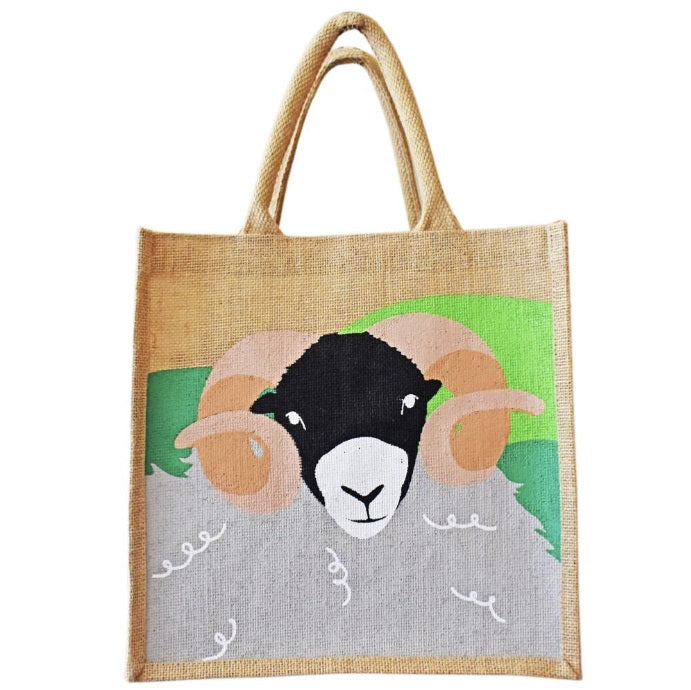 Sheep Jute Shopper Bag