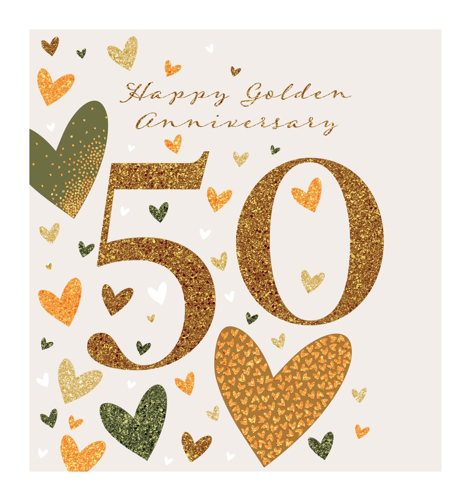 Happy Golden Anniversary Greetings Card