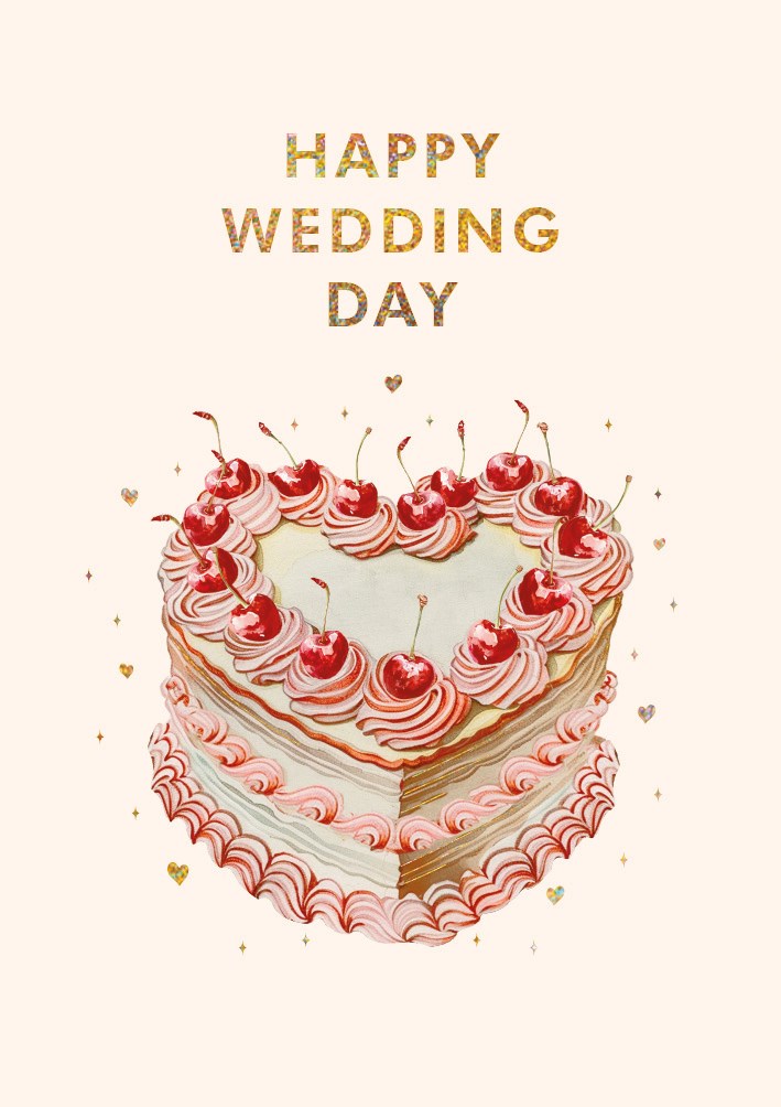 Happy Wedding Day Greetings Card