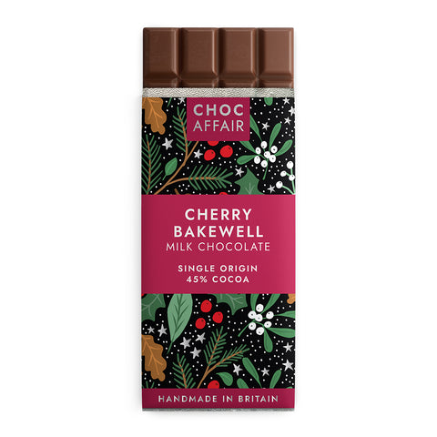 Cherry Bakewell Milk Chocolate Bar 90g