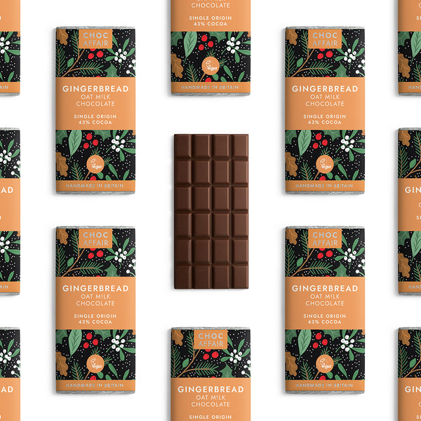 Gingerbread Oat Milk Chocolate Bar