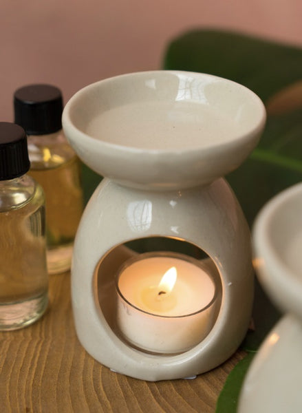 White Ceramic Oil Burner