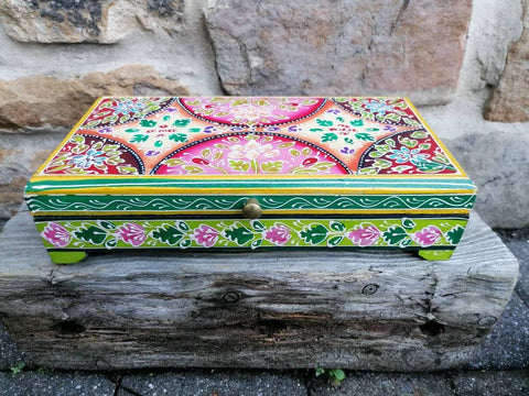 Hand Painted Lidded Box