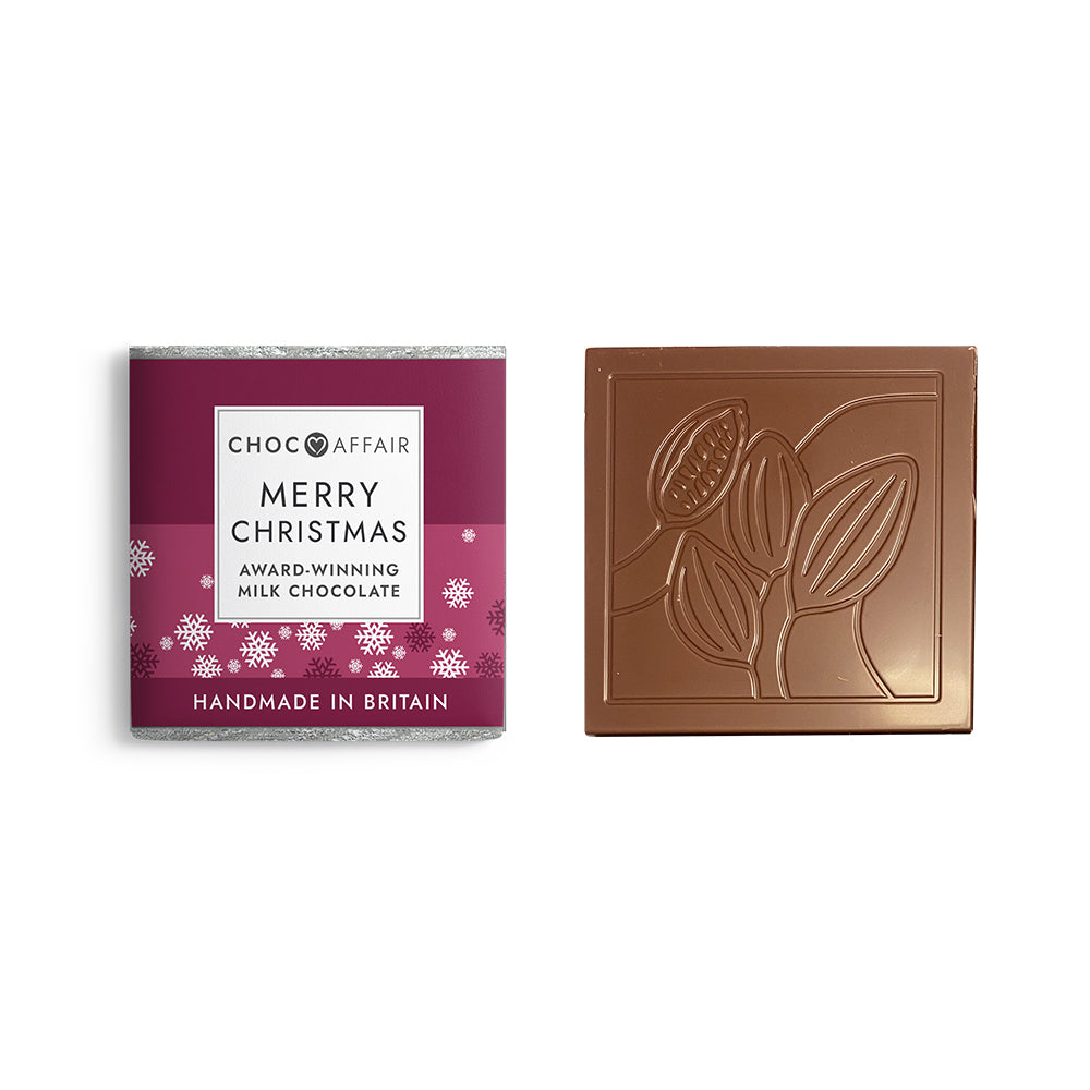 Merry Christmas Milk Chocolate Bar