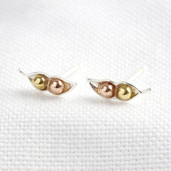 Two Peas in a Pod Stud Earrings