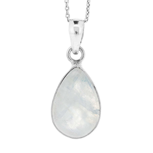 Nova Silver Moonstone Teardrop Pendant