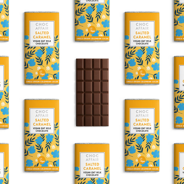 Salted Caramel Oat Milk Chocolate Bar