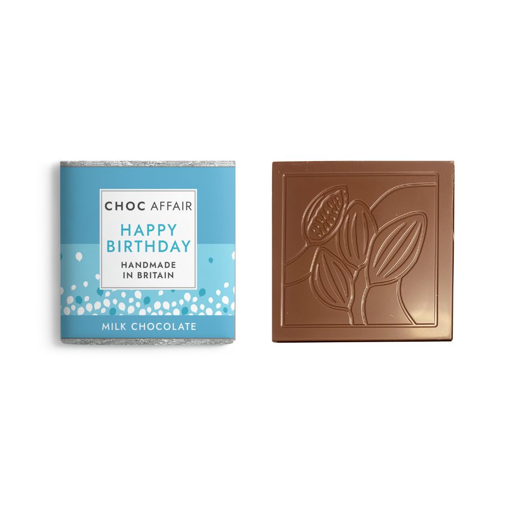 Happy Birthday Milk Chocolate Mini Greetings Bar 30g