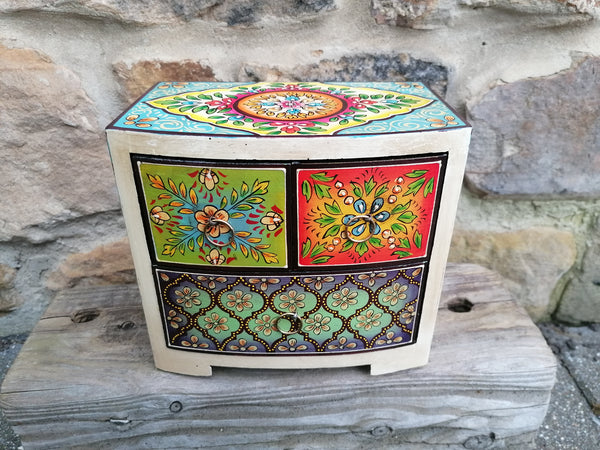 Hand Painted 2 Drawer Chest