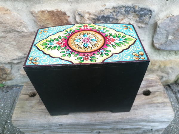 Hand Painted 2 Drawer Chest