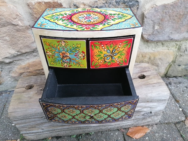 Hand Painted 2 Drawer Chest