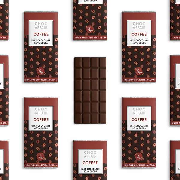 Coffee Dark Chocolate Bar Vegan 90g