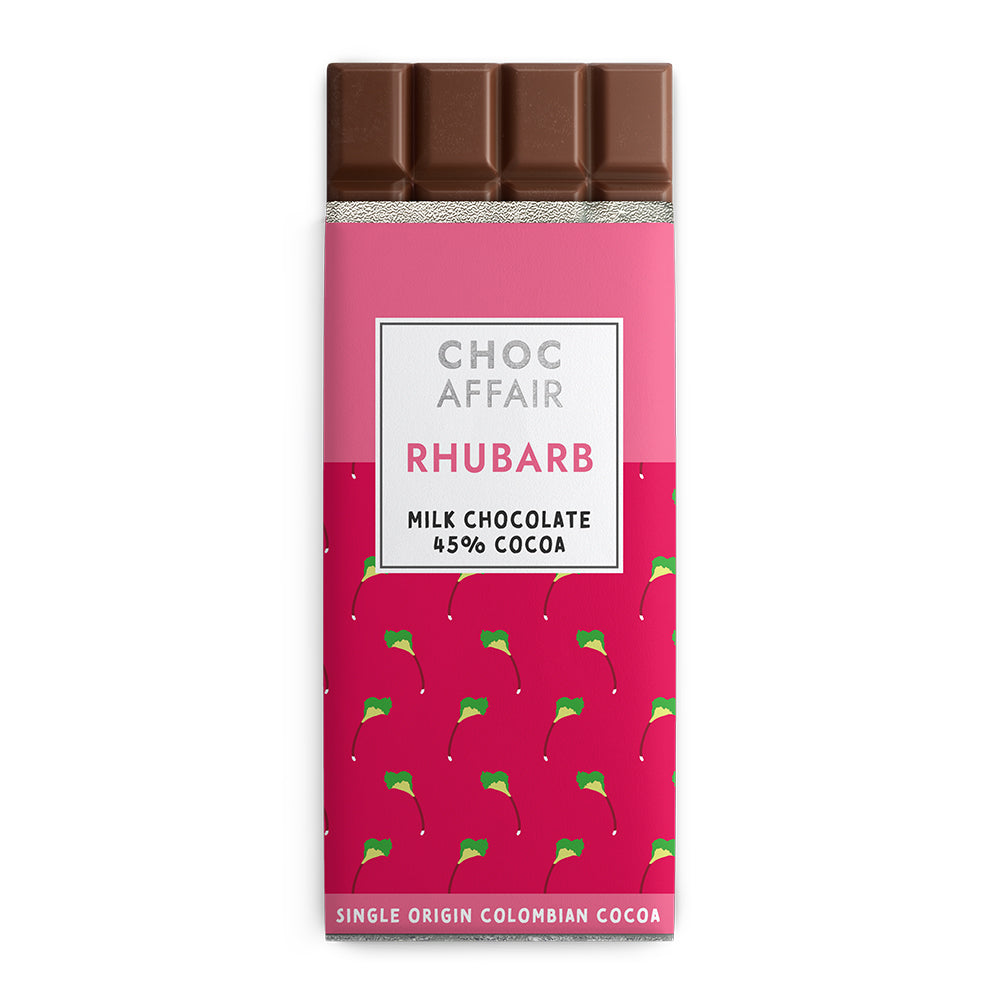 Rhubarb Milk Chocolate Bar