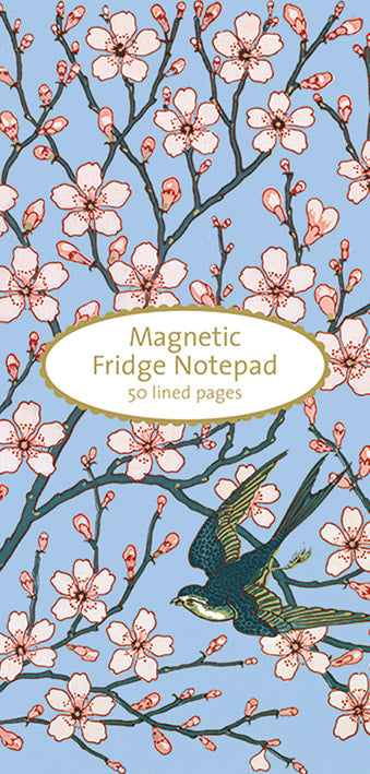 Almond Blossom and Swallow Magnetic Notepad