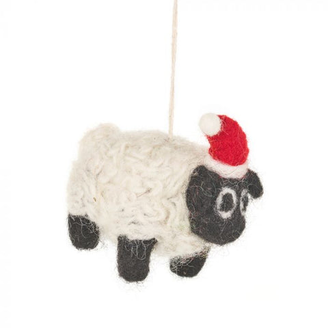 Christmas Black Sheep Felt Decoration