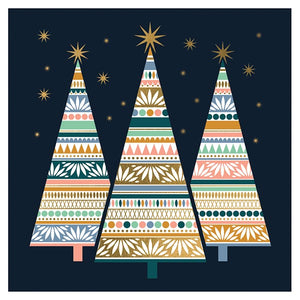 Charity Christmas Cards Christmas Trees Pack of 6