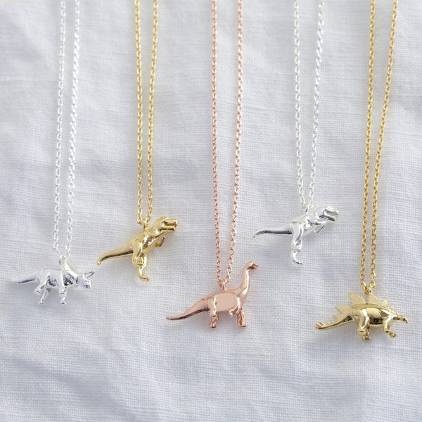 T-Rex Necklace in Gold