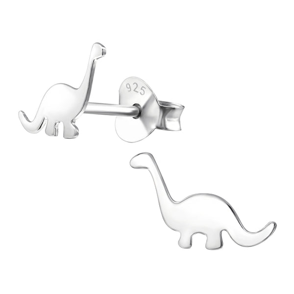 Dinosaur Sterling Silver Stud Earrings