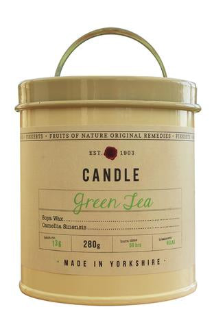 Large Green Tea Soy Candle in a Tin 280g