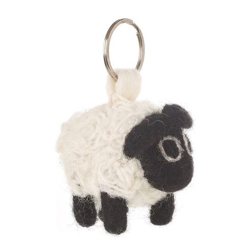 Sheep Felt Keyring