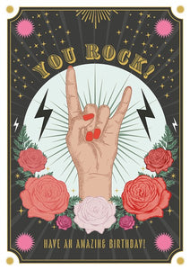 You Rock Greetings Card